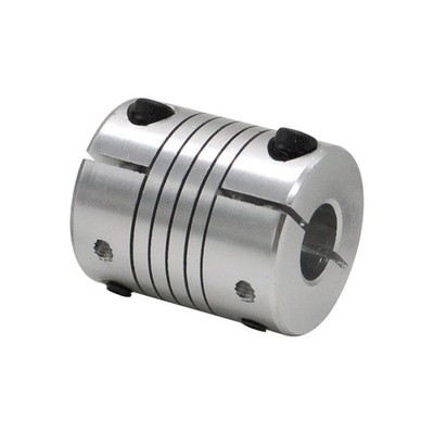 1x 10-22mm Aluminum   Elastic Winding Flexible Coupling Shaft Sleeve D40L50 &ex