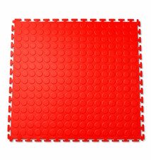 Garage Floor Tiles Workshop Interlocking Jigsaw Checker Plate Click Flooring PVC