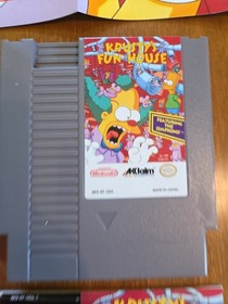 Krusty's Fun House Nintendo NES Cib With Poster Works