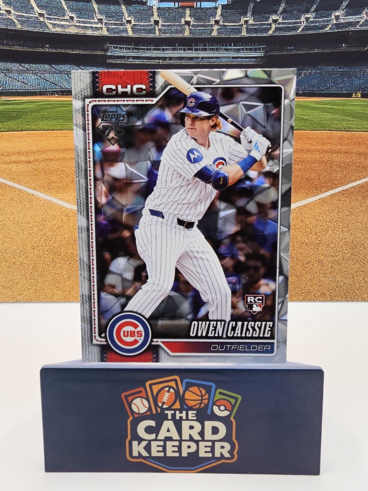 2026 Topps Series 1 Owen Caissie Diamante Foil #233 (RC) Chicago Cubs