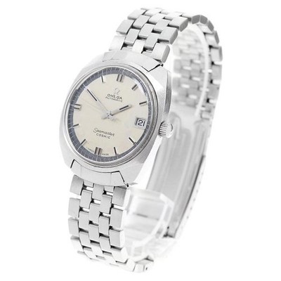 OMEGA Seamaster Cosmic 166026-TOOL105 33mm SS Silver Dial Date Watch #C10591