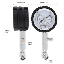 Tire Pressure Gauge 0-60 Psi Dial Meter Tire Gauge For Car Suv Truck Motorcycle