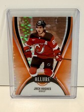 2025-26 Upper Deck Allure Orange Slice #34 Jack Hughes New Jersey Devils