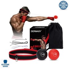Kids Boxing Reflex Ball Set with Headband - Reaction, Speed  Skill Training