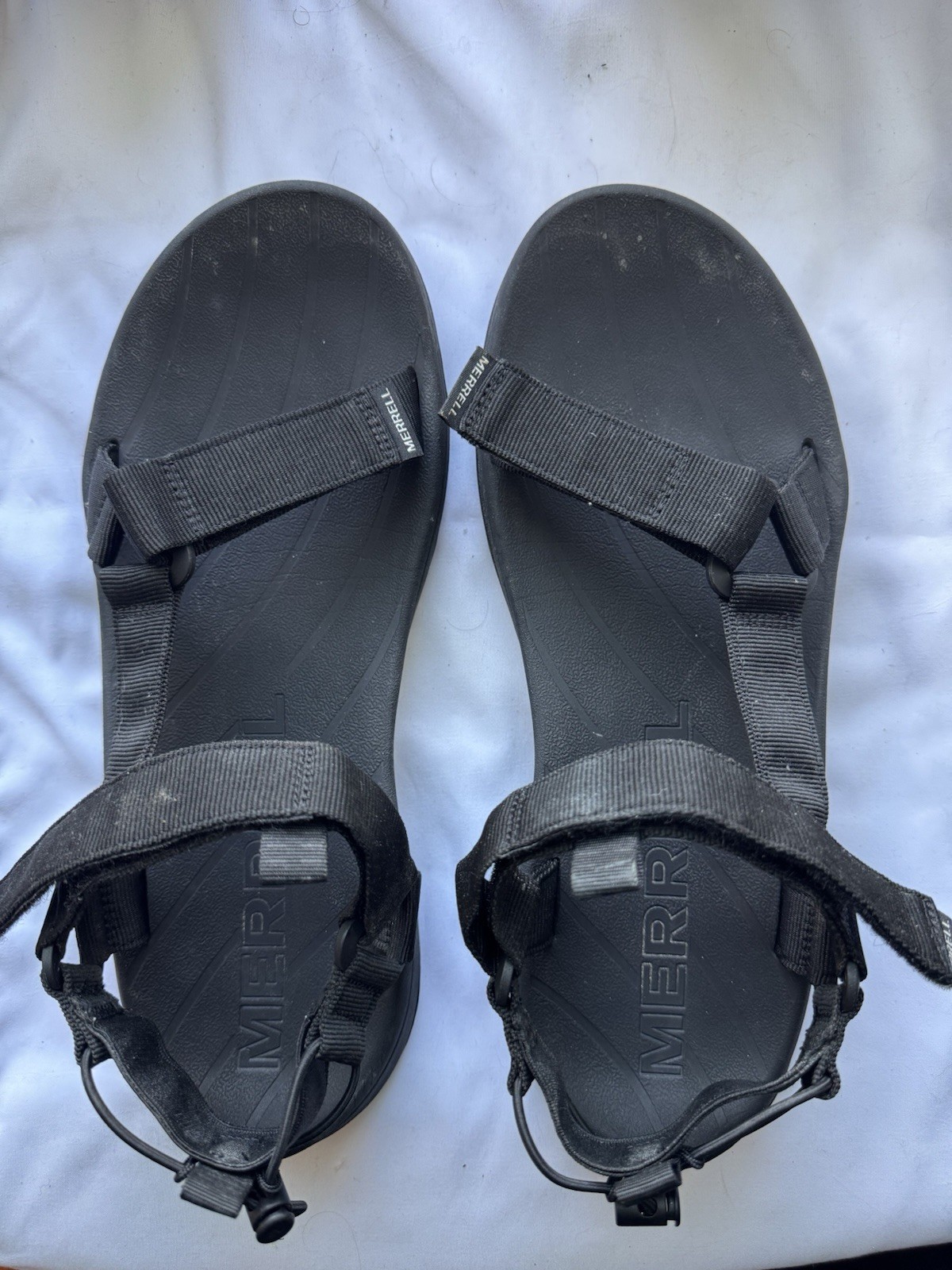 Sandalo sportivo uomo Merrell Speed Fusion Web taglia 12 nero gancio e passante #2976566