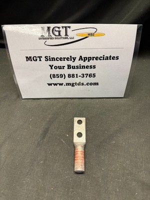 BURNDY / YA272TC38 / COPPER COMPRESSION TERMINAL, 3/0 AWG CU, 2-HOLE, 3/8'' STUD