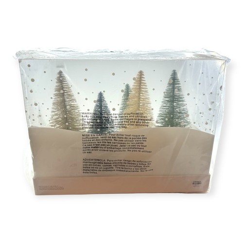 Caja y Barril Salvia y Plata Botella Cepillo Árboles de Navidad Juego de 8 Nuevos Precintados - Imagen 4 de 6
