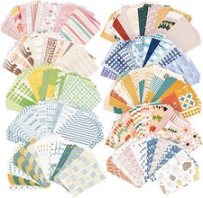 500 Sheets Vintage Scrapbook Paper, Aesthetic DIY Craft Supplies