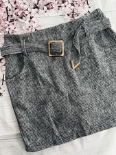 Skort Mini Skirt Shorts Size XL With Side Zip