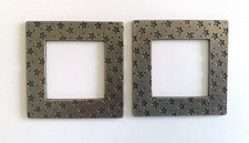 Lot of 2 Making Memories STARS SQUARE CHARMED FRAMES 2-1/4" X 2-1/4"