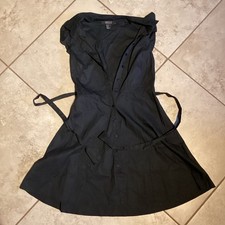 Forever 21 Womens Black Button Up Dress Size M