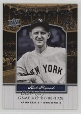 2008 Upper Deck Yankee Stadium Legacy Herb Pennock #YSL432 HOF l5x