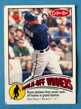 2009 O-Pee-Chee Ryan Braun #WK1 Walk-Off Winner Milwaukee Brewers VG (JCS1)