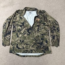 Sitka Ground Forest Core Midweight Zip-T Base Top 2XL