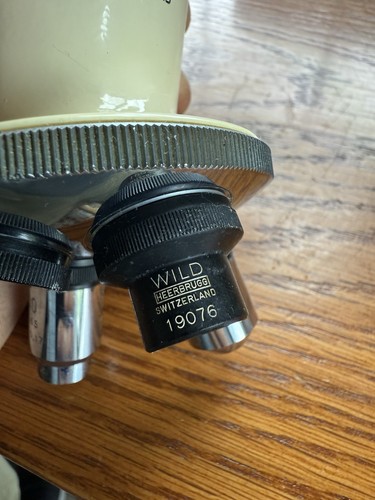 Wild Heerbrugg Switzerland M11 Compound Microscope with Light. Former University - Picture 8 of 16