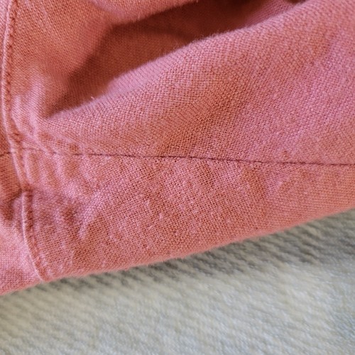 GAP Leinenmischung einfache Hose elastischer Bund Kordelzug koralle orange Größe Small - Bild 12 von 12