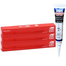 3x FEBI BILSTEIN Glühkerzen + LIQUI MOLY Fett für BMW 1 E87 3 E46–E93 5 E60 E61