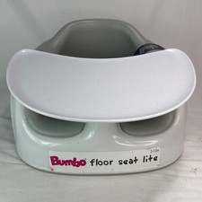 Bumbo Floor Seat Lite With Tray And Seat Belt Straps Classic Baby Floor Seat