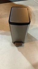 KOHLER Slim Trash Can Stainless Steel Fingerprint-Resistant Finish 2.5 Gal.