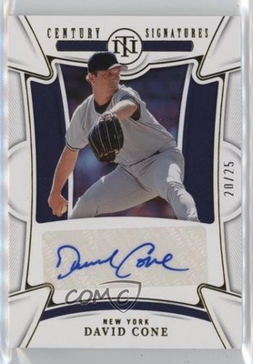 2023 National Treasures Century Signatures Gold 20/25 David Cone Auto 0e5c