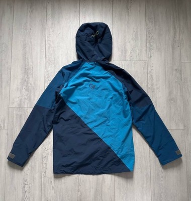 Norrona Gore Tex Narvik 2L Ski Jacket Blue Size Mens S-M | eBay