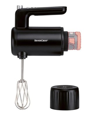 SILVERCREST Akku-Handmixer Küchenmixer Mixer Doppelrührbesen SHMA 12 A1