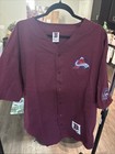 Colorado Avalanche 95-96 Inaugural Season Button Up Vintage T-shirt  BOA XXL — photo 1