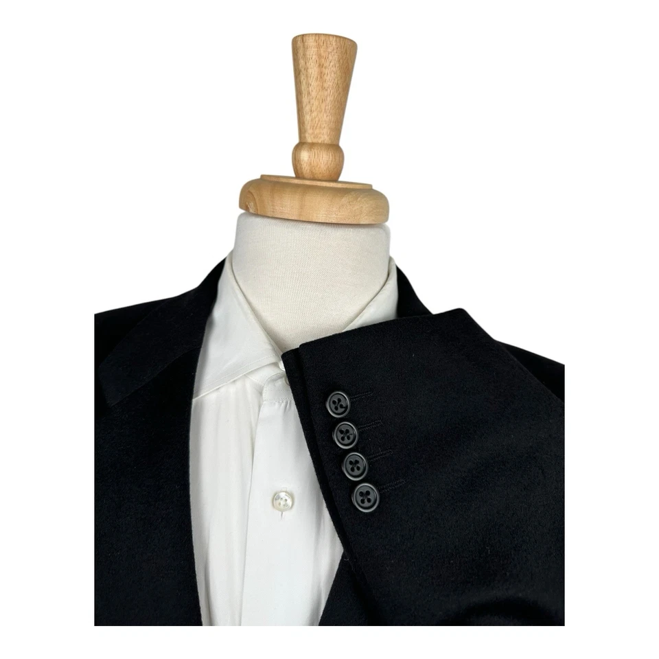 Jack Victor X Loro Piana 黑色纯重羊绒西装外套 45 码短款 — 第 4/4 张图片