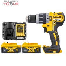 Dewalt DCD796 18V Brushless Compact Combi Drill + 2 x 5.0Ah Batteries & Charger