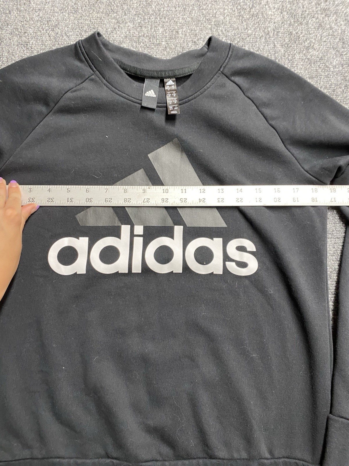 Women’s Adidas Basic Crewneck Pullover Sweatshirt… - image 3