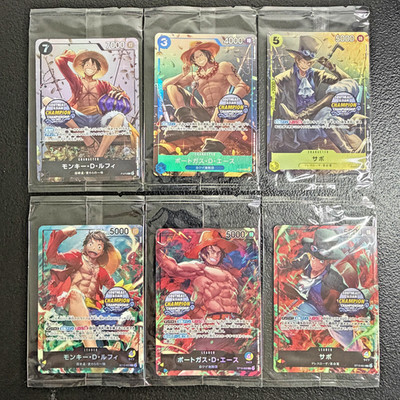 Asia Mini Tin Vol 1 Set of 6 Promo Foil Cards One Piece ASIA
