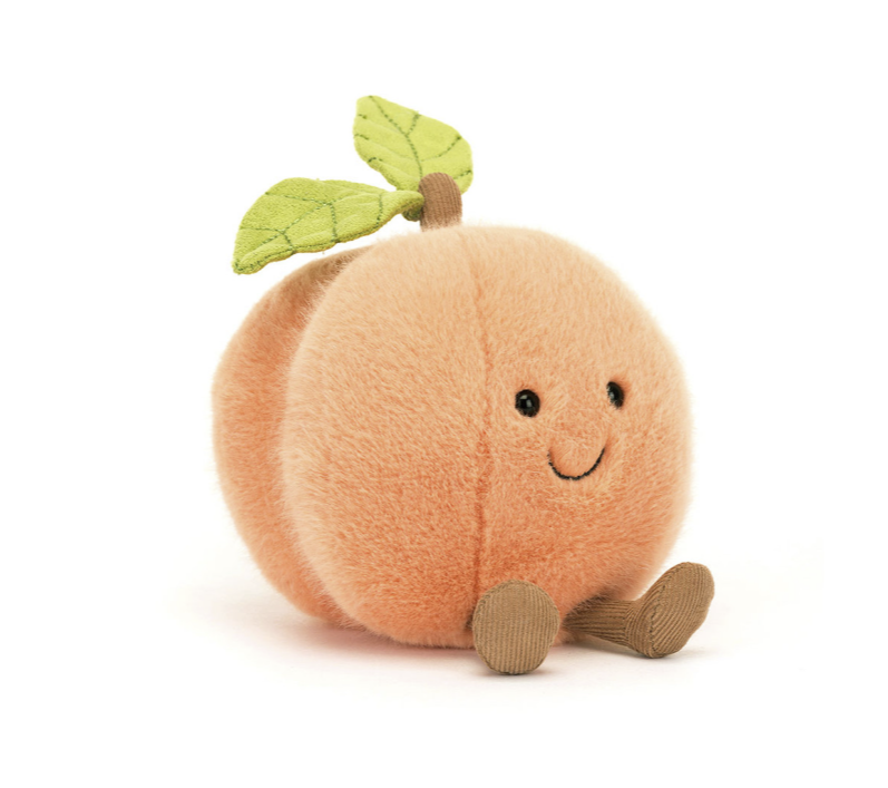新品 ジェリーキャット Amuseables Peach ピーチ ぬいぐるみ Jellycat Official Authentic Food Series Amuseables Peach Plush