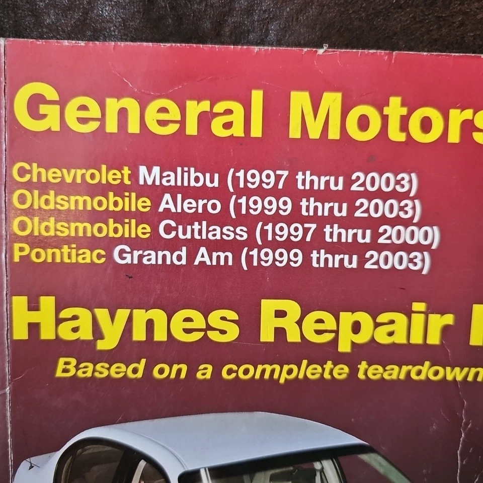 Chevrolet Malibu 97-03 Pontiac Grand Am 99-03 Cutlass Haynes Repair Manual 38026 - Image 3 of 4
