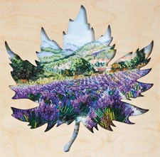 Bead Embroidery Kit "Fields of Provence" Stitching Handmade Beadwork