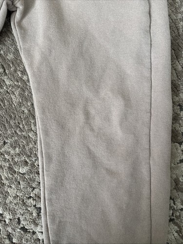 Abercrombie Kids Icon Fleece Joggers Beige Sz 15/16 - Picture 3 of 9