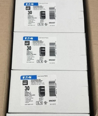 NEW Eaton BRN230GF BR GFCI Circuit Breaker Ground Fault GFCI 2 POLE