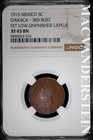 Mexico: 1915 Five Centavos- NGC XF 45 Brown- Oaxaca- 3rd Bust- Set Low #SLA1122 — photo 1