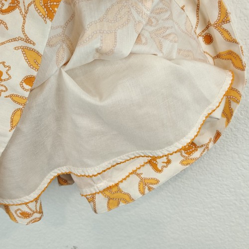 Mini Abito Maeve Anthropologie Nuovo Senza Etichette Sweetheart Cotone Foglia Floreale A-Line Taglia - Foto 10 di 19