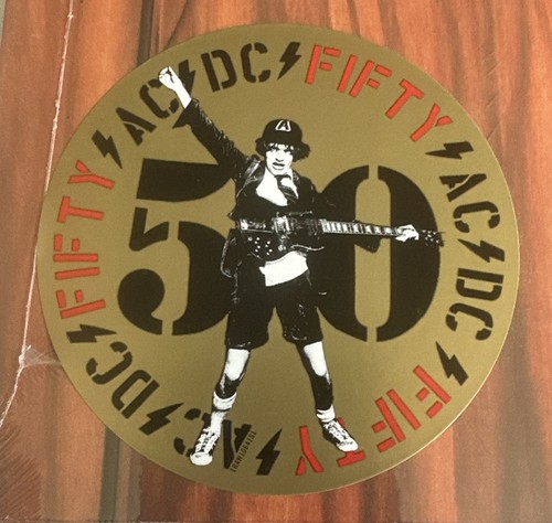 AC/DC - Fly On The Walk ~ New Sealed 50th Anniversary Gold Vinyl Record - Picture 4 of 6