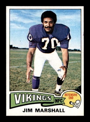 1975 Topps #157 Jim Marshall   NM X3680956