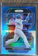 2022 Panini Prizm Baseball Max Muncy #42 Blue & Carolina Blue Prizm SP 