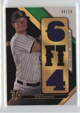 2016 Topps Triple Threads Relics Emerald /18 DJ LeMahieu #TTR-DL1 09q4