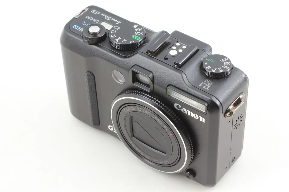 [N MINT Box Case] Canon Power Shot G9 Black 12.1MP Digital Camera From JAPAN - Image 4 of 4
