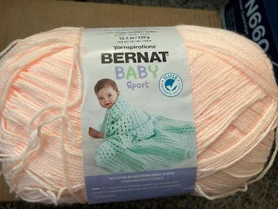 Bernat Baby Sport Big Ball Yarn - Baby Blue 12.3 oz 350 grams - Image 1 of 4