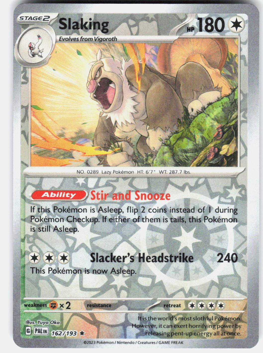 Slaking Reverse Holo 162/193 LP