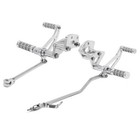 Polished Forward Controls Footpegs for Harley 04-13 Sportster 883 XL883 Iron 883