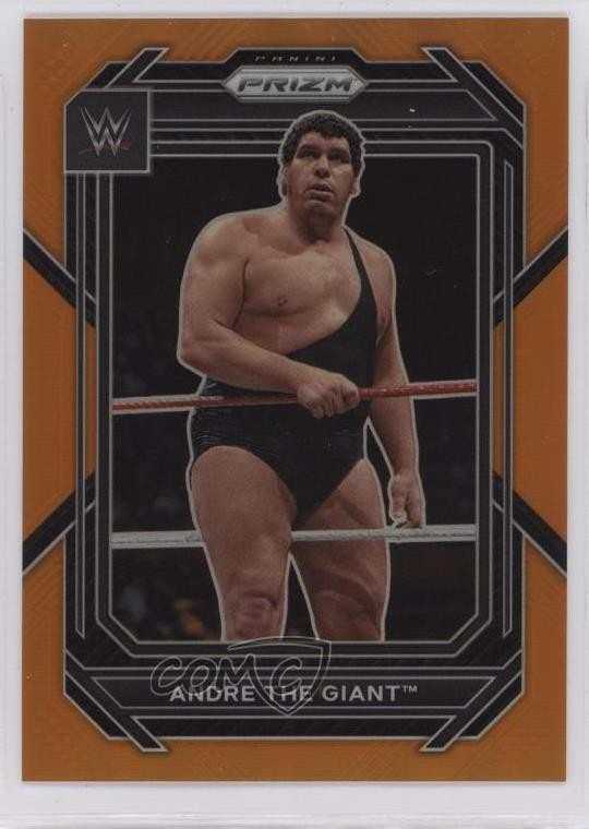 2023 Panini Prizm WWE Orange Prizm 59/99 Andre the Giant #159 3zh
