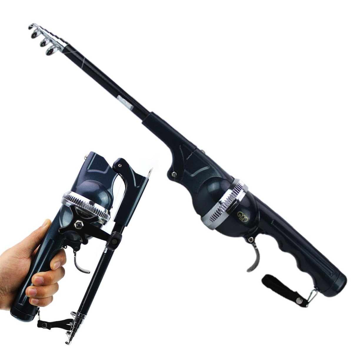 Portable Pocket Fishing Rod & Pole - Collapsible Telescopic Design, Ultra-Com... | eBay Portable Pocket Fishing Rod & Pole - Collapsible Telescopic Design, Ultra-Com... | eBay