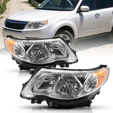 For 2009-2013 Subaru Forester Halogen Headlights Headlamps Assembly Leftright For 2009-2013 Subaru Forester Halogen Headlights Headlamps Assembly Leftright