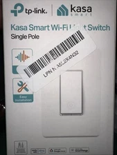 Kasa Smart Light Switch HS200, Single Pole, Needs Neutral Wire, White